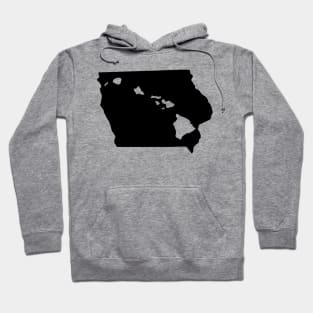 Iowa and Hawai'i Roots by Hawaii Nei All Day Hoodie